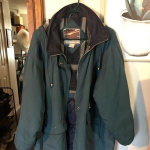 PLUS SIZE Vintage 90’s Trail Designs Fall Coat with Hood